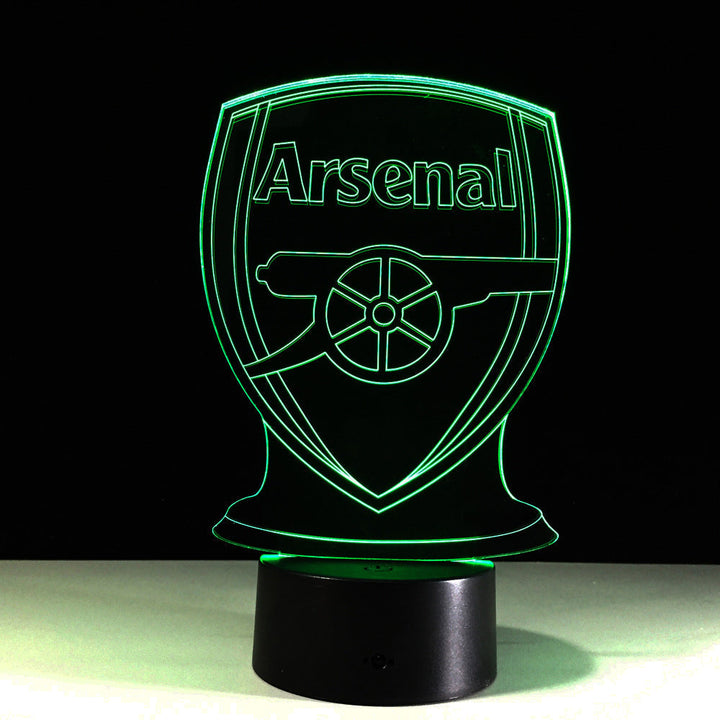 Football Arsenal 3D Optical Illusion Lamp