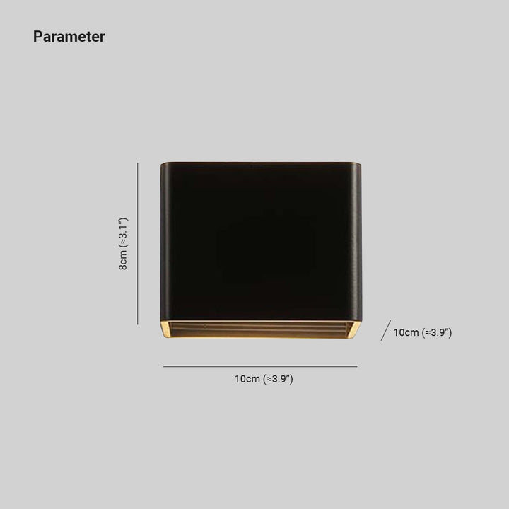 OrrSquare – Modern square wall lamp for stylish lighting