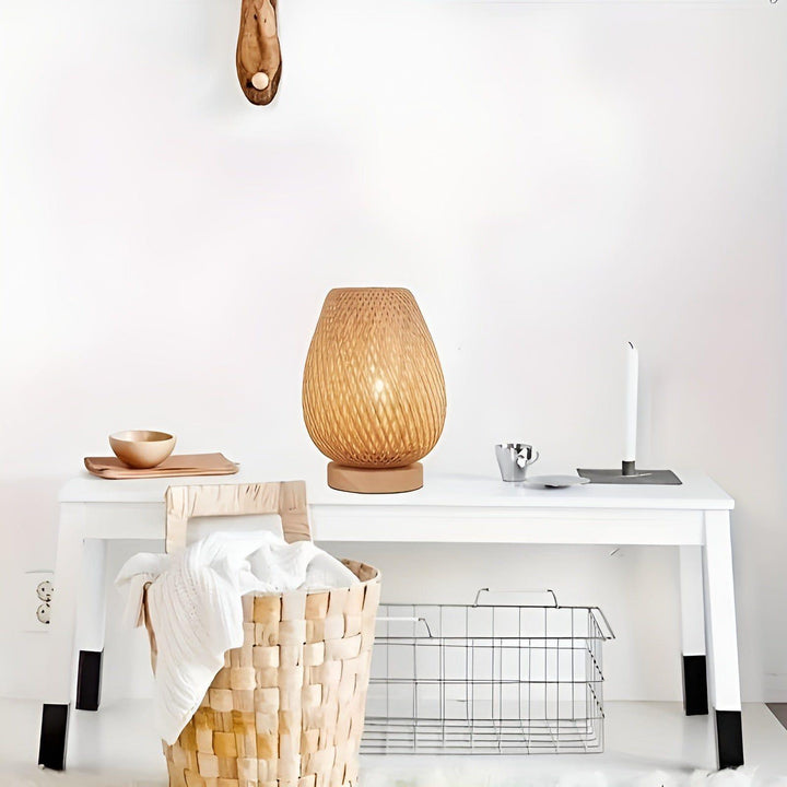 Aura Lamp - Bamboo USB-powered Table Lamp for the Bedroom