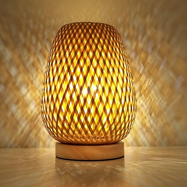 Aura Lamp - Bamboo USB-powered Table Lamp for the Bedroom