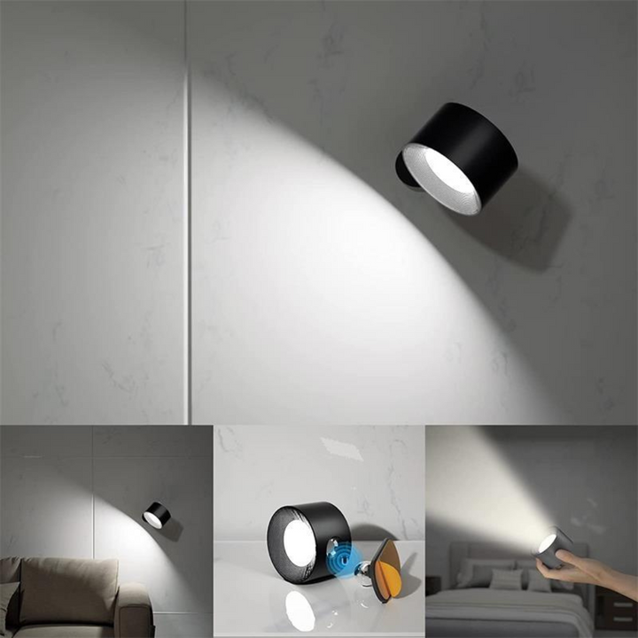 FlexiLamp – Wireless, Rechargeable Wall Light with 360° Rotation