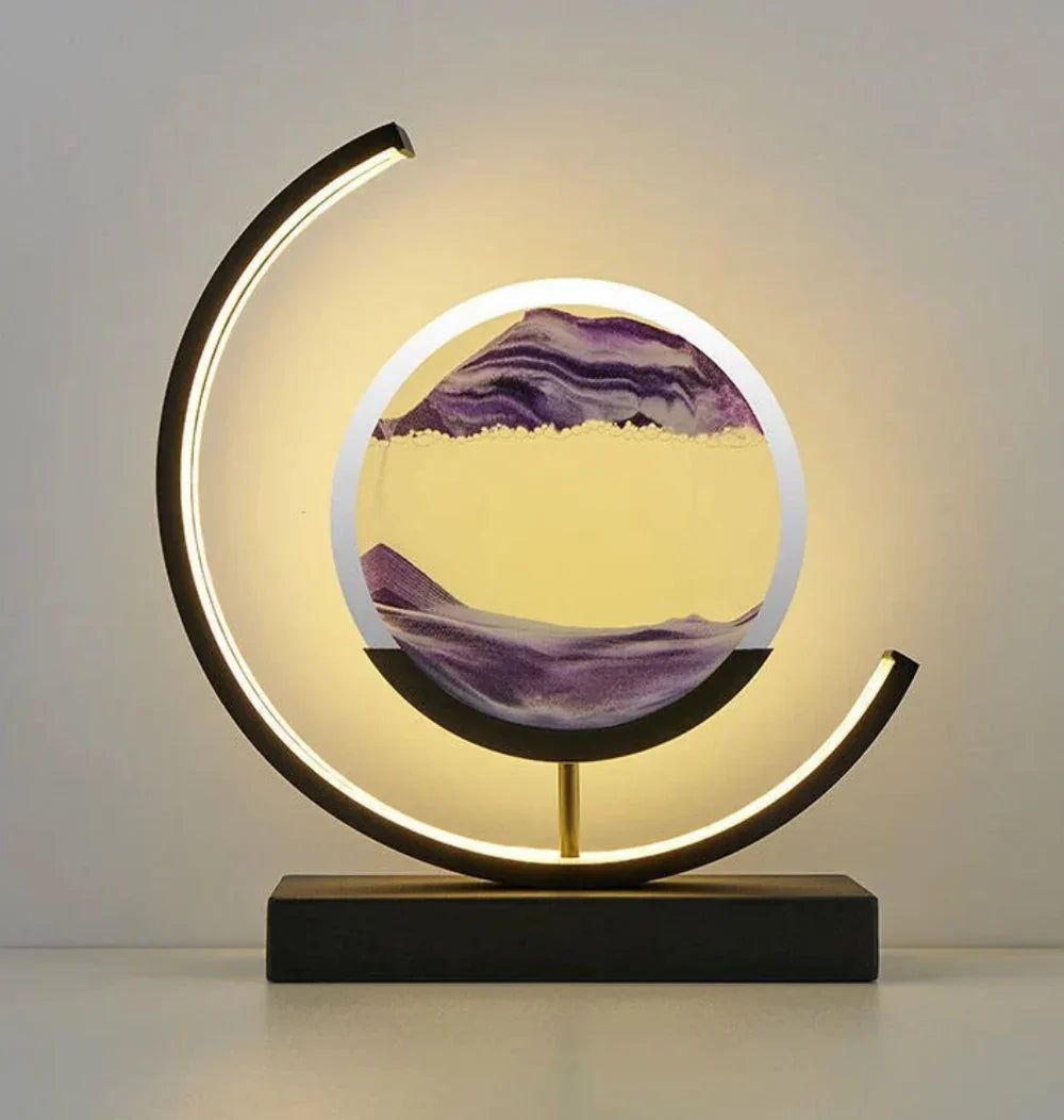 Balance Sand Art Lamp | Best Lava Lamps-Inspired Space Lamp, Cool LED Night Light for Relaxing Bedroom &amp; Living Room Decor