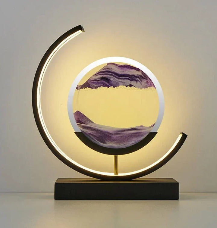 Balance Sand Art Lamp | Best Lava Lamps-Inspired Space Lamp, Cool LED Night Light for Relaxing Bedroom &amp; Living Room Decor