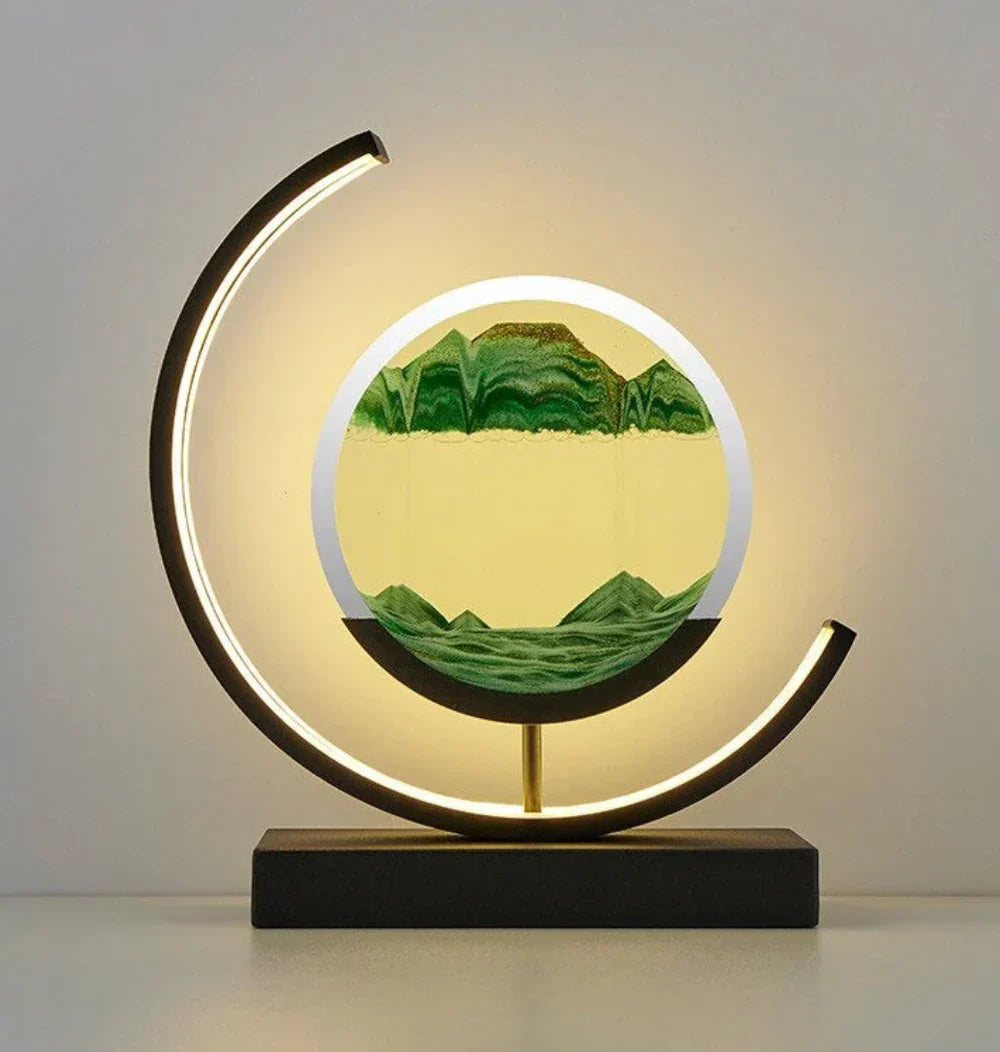 Balance Sand Art Lamp | Best Lava Lamps-Inspired Space Lamp, Cool LED Night Light for Relaxing Bedroom &amp; Living Room Decor