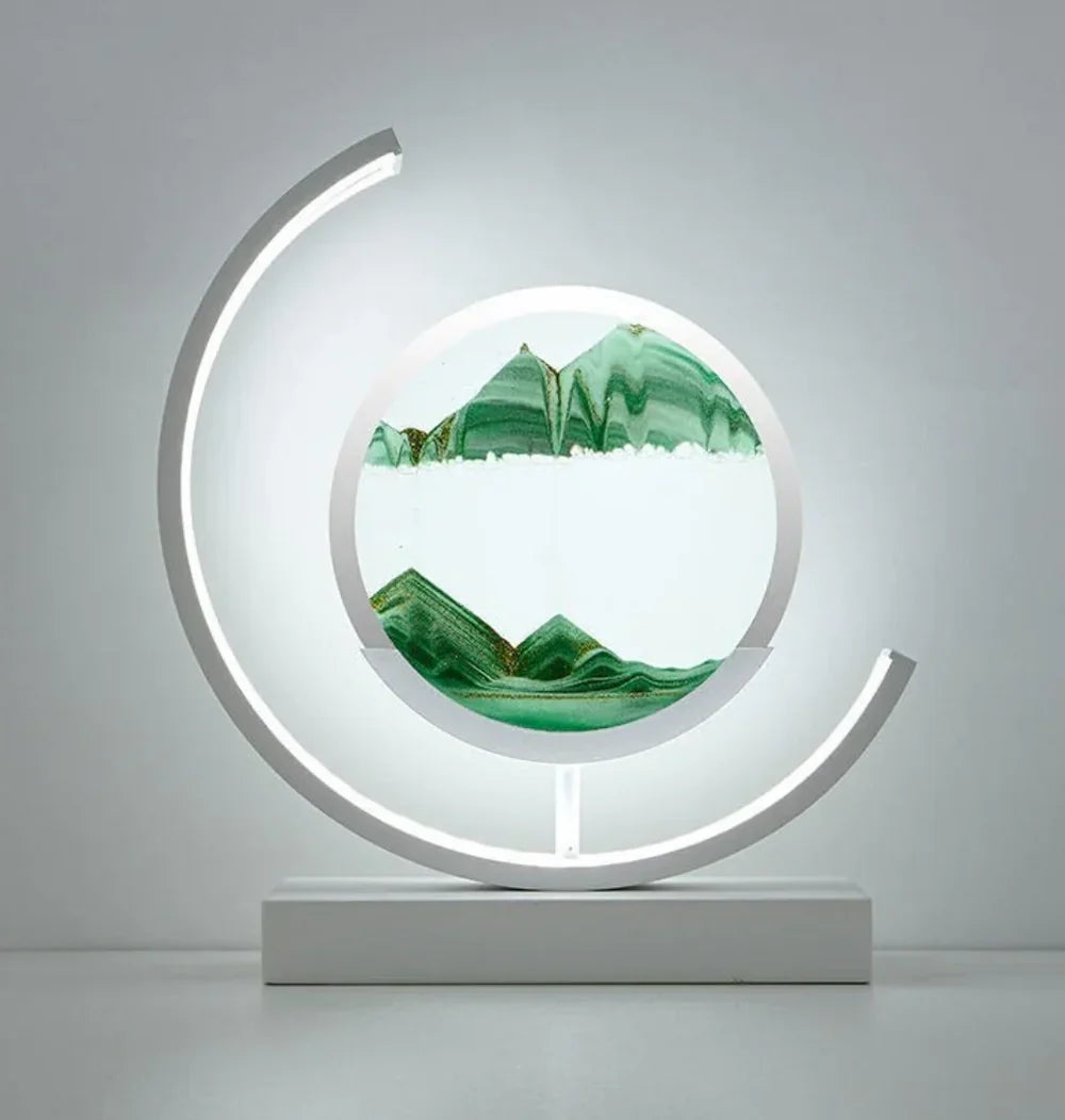 Balance Sand Art Lamp | Best Lava Lamps-Inspired Space Lamp, Cool LED Night Light for Relaxing Bedroom &amp; Living Room Decor