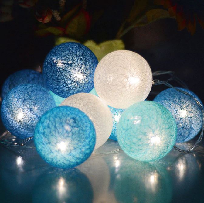 Ballton - Cotton glowing ball swing | Various color combinations