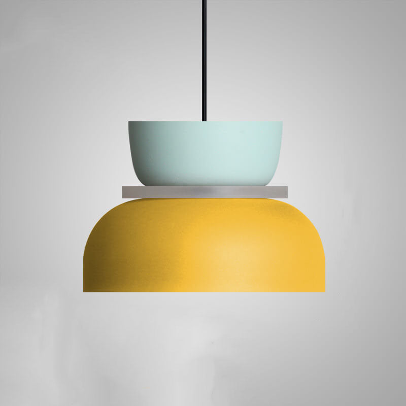 Nordic colorful Macaron 1-Light LED Pendant Light