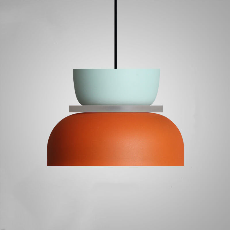 Nordic colorful Macaron 1-Light LED Pendant Light