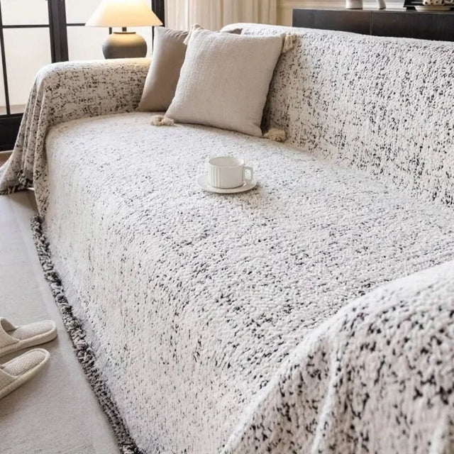Reversible Microfiber Sofa Cover, Non-Slip and Easy to Care for