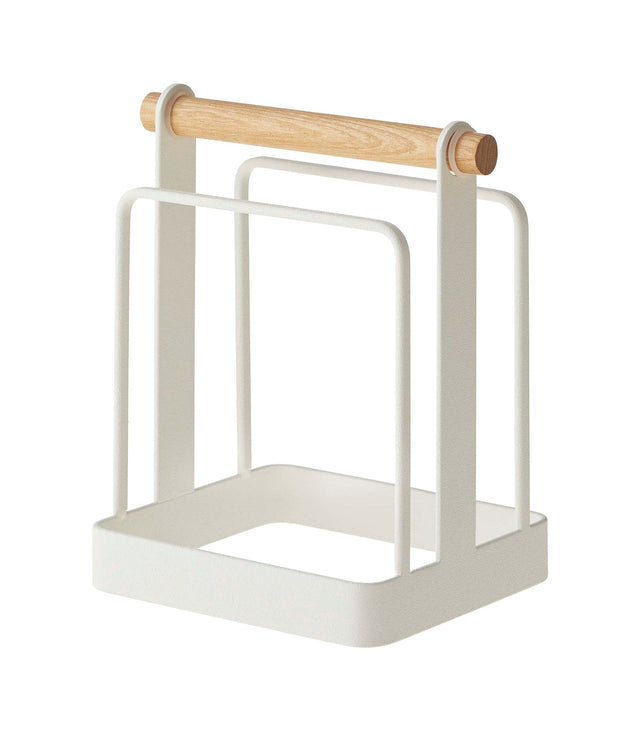 Cutting board stand - Steel + Wood
