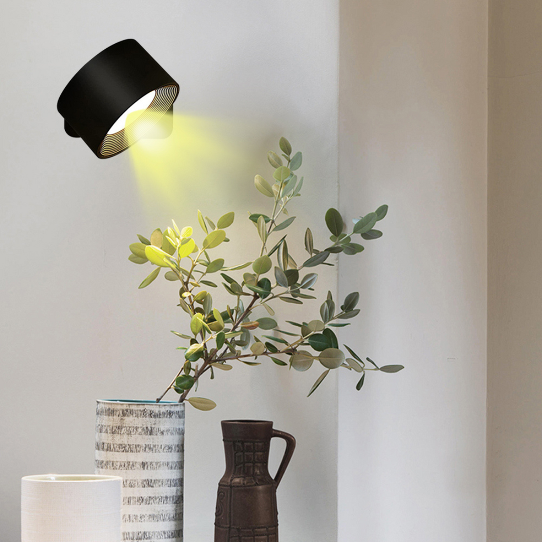 FlexiLamp – Wireless, Rechargeable Wall Light with 360° Rotation