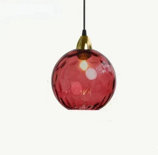 Glasora Pendant Light - Transparent Glass Ball with LED Lighting
