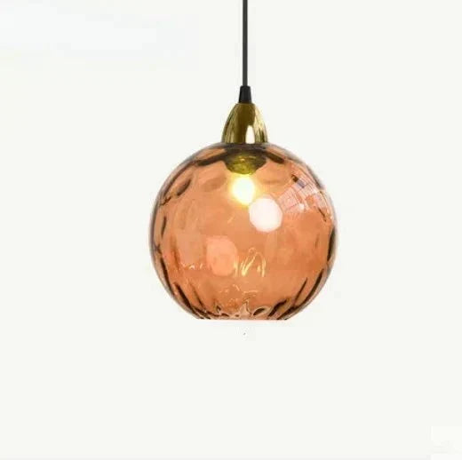 Glasora Pendant Light - Transparent Glass Ball with LED Lighting