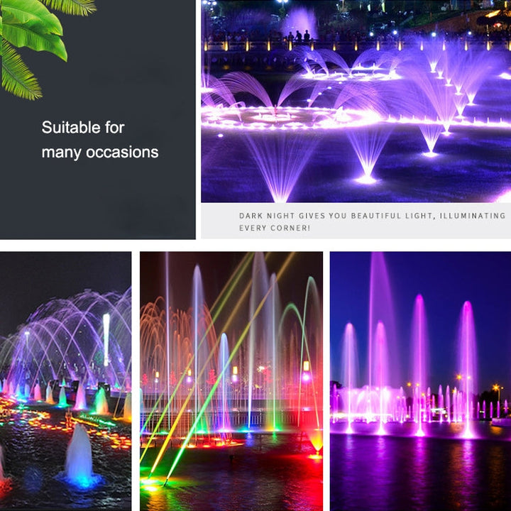 6W Landscape color Changing Ring LED Aluminum Alloy Underwater Fountain Light (color Changing)