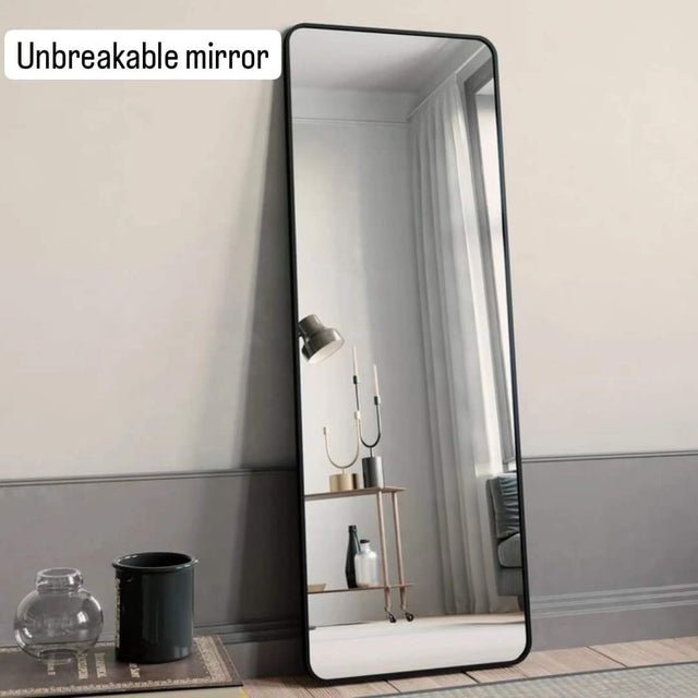 Unbreakable Full Body Mirror with Metallic Frame