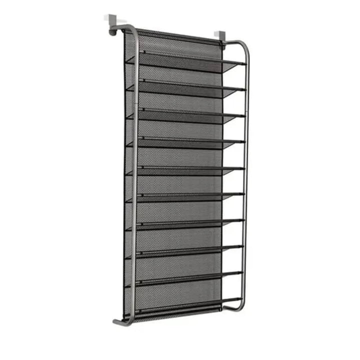 10 Tier Over The Door Shoe Rack Organizer