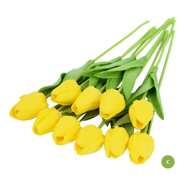 Fashion Tulip Artificial Flowers For maintenance-free creative home decor Floral Displays For living room dining room Nordic Home Decoration