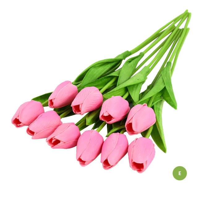 Fashion Tulip Artificial Flowers For maintenance-free creative home decor Floral Displays For living room dining room Nordic Home Decoration