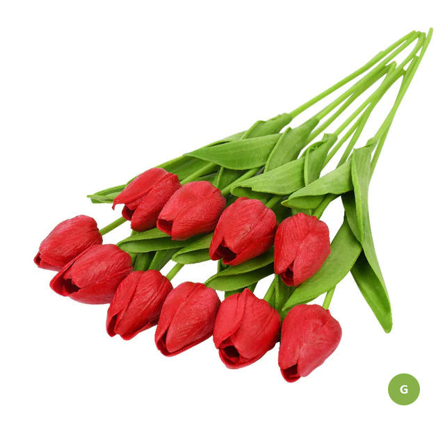 Fashion Tulip Artificial Flowers For maintenance-free creative home decor Floral Displays For living room dining room Nordic Home Decoration