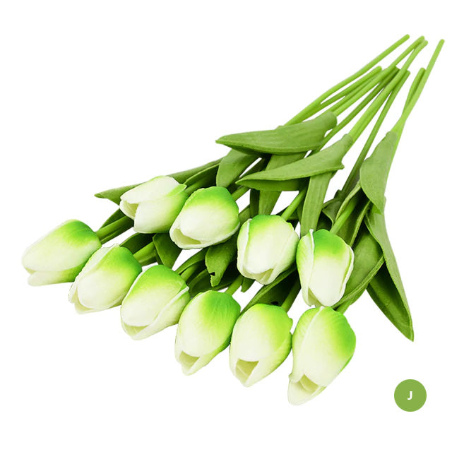 Fashion Tulip Artificial Flowers For maintenance-free creative home decor Floral Displays For living room dining room Nordic Home Decoration