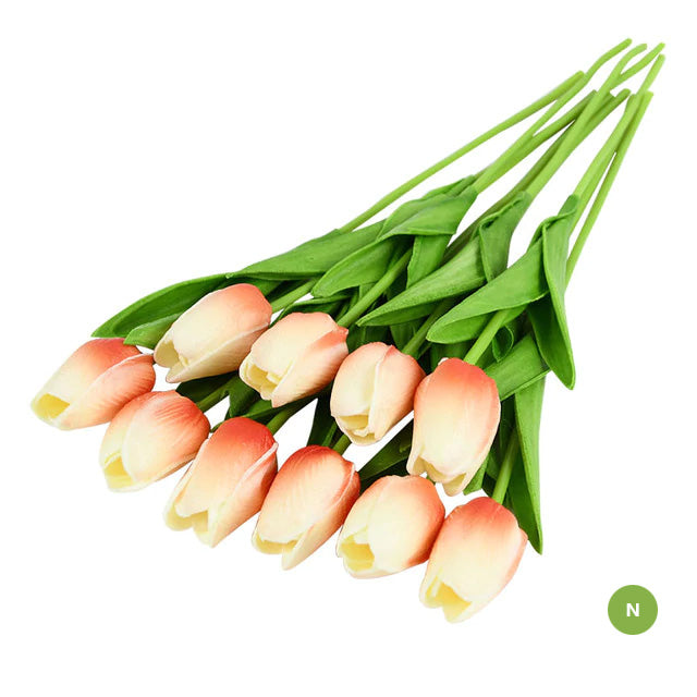 Fashion Tulip Artificial Flowers For maintenance-free creative home decor Floral Displays For living room dining room Nordic Home Decoration