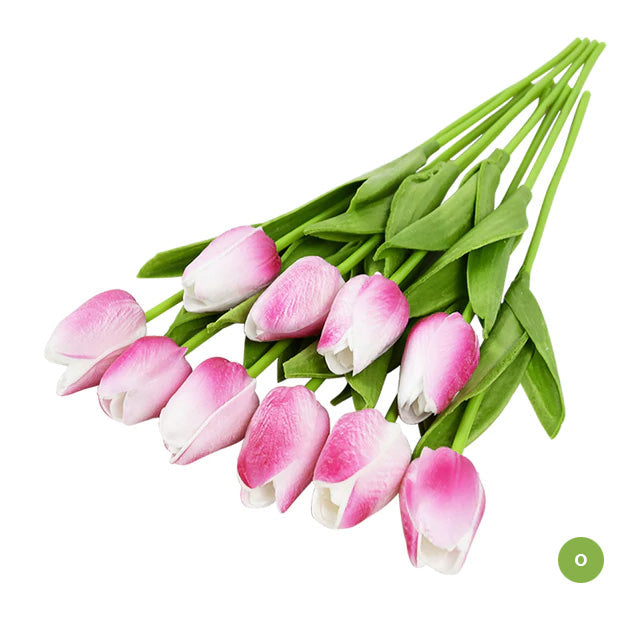 Fashion Tulip Artificial Flowers For maintenance-free creative home decor Floral Displays For living room dining room Nordic Home Decoration