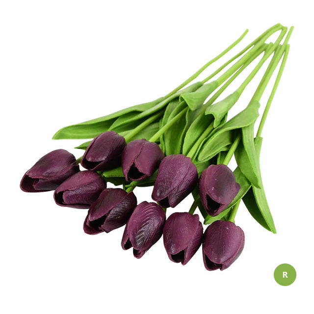 Fashion Tulip Artificial Flowers For maintenance-free creative home decor Floral Displays For living room dining room Nordic Home Decoration