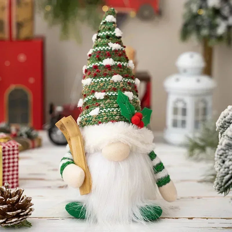 Christmas Gnome Decoration | LED Night Light | Warm Glow Holiday Ornament