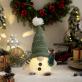 LED Christmas Gnome | Knitted Design with Night Light | Glowing Christmas Decoration | Warm & Cozy