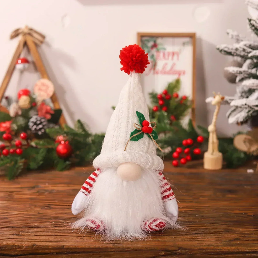 Christmas Gnome Decoration | LED Night Light | Warm Glow Holiday Ornament