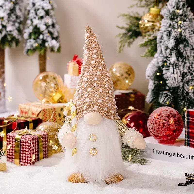 Christmas Gnome Decoration | LED Night Light | Warm Glow Holiday Ornament