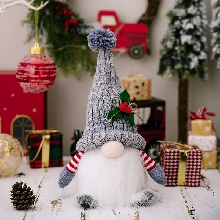 Christmas Gnome Decoration | LED Night Light | Warm Glow Holiday Ornament