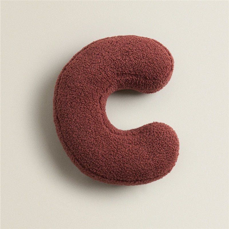PlushLetter Pillow - Soft Letter Pillow for Bedroom and Children&
