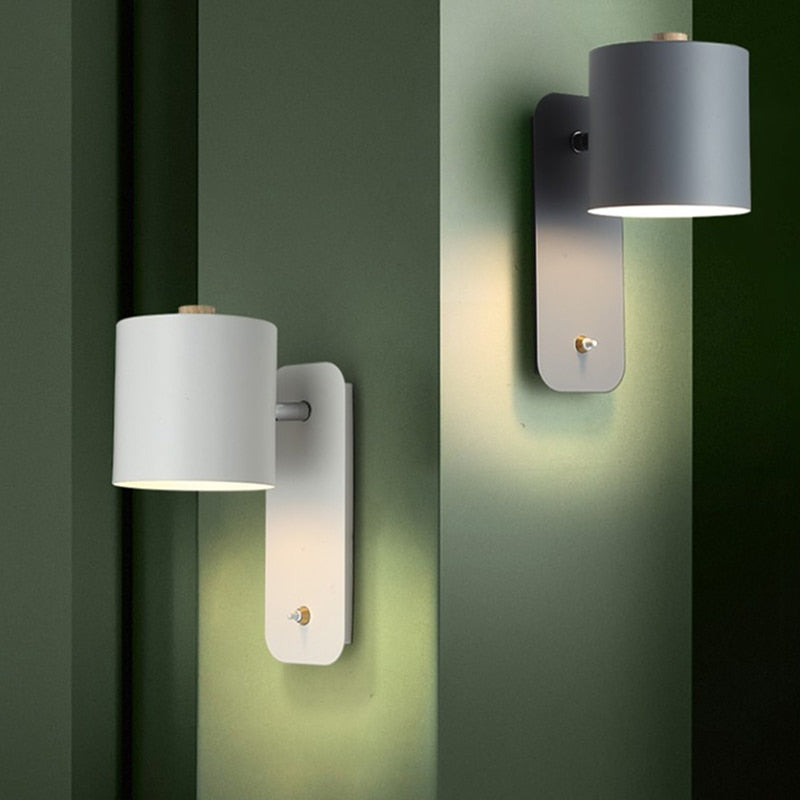 Frendor - Modern LED Wall Lamps with Switch Indoor Home Decor Lighting