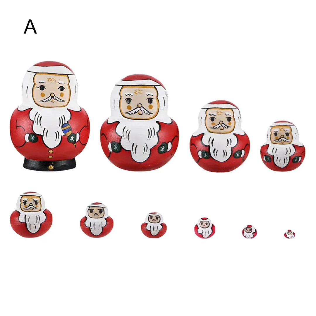10 pieces/set wooden Russian matryoshka dolls