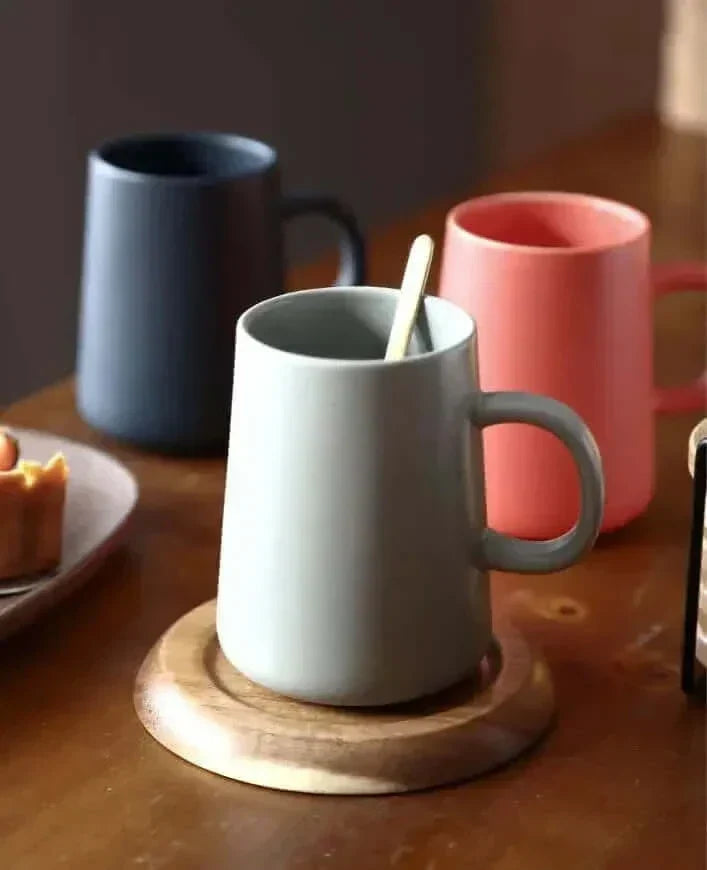 Very large stoneware coffee mug