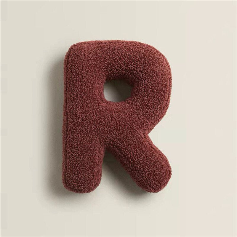 PlushLetter Pillow - Soft Letter Pillow for Bedroom and Children&