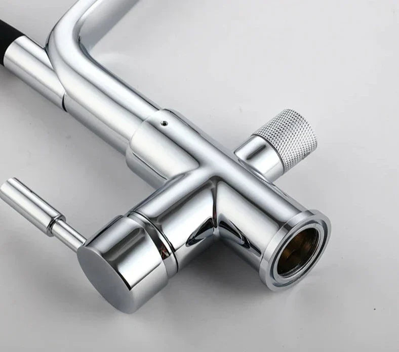 Double Outlet Drinking Water Faucet Filtered Kitchen Faucets