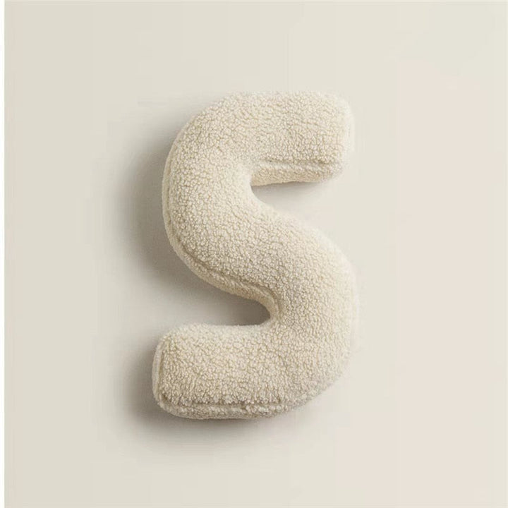 Alphabet Letter Fleece Pillow