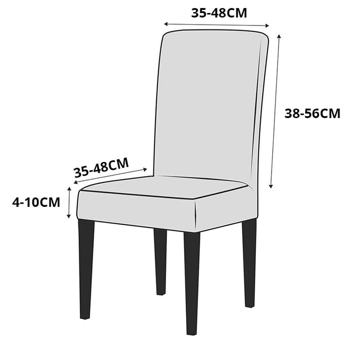 Chair Covers - Coverly - Stretchable - Elegant (2 pieces)