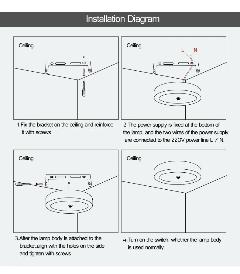 Motion Sensor LED Ceiling Lights – Smart Lighting for Your Home