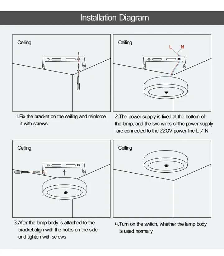 Motion Sensor LED Ceiling Lights – Smart Lighting for Your Home