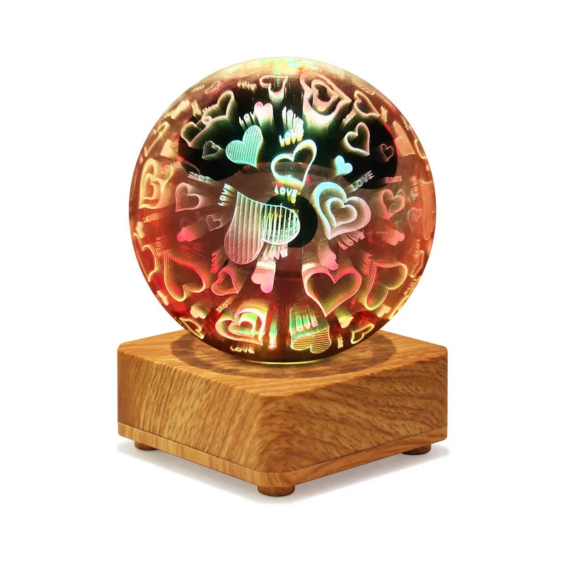 LumiNova 3D Night Light | color Changing Starry Sky Lamp | USB LED Decorative Light | For Bedrooms &amp; Gift Ideas