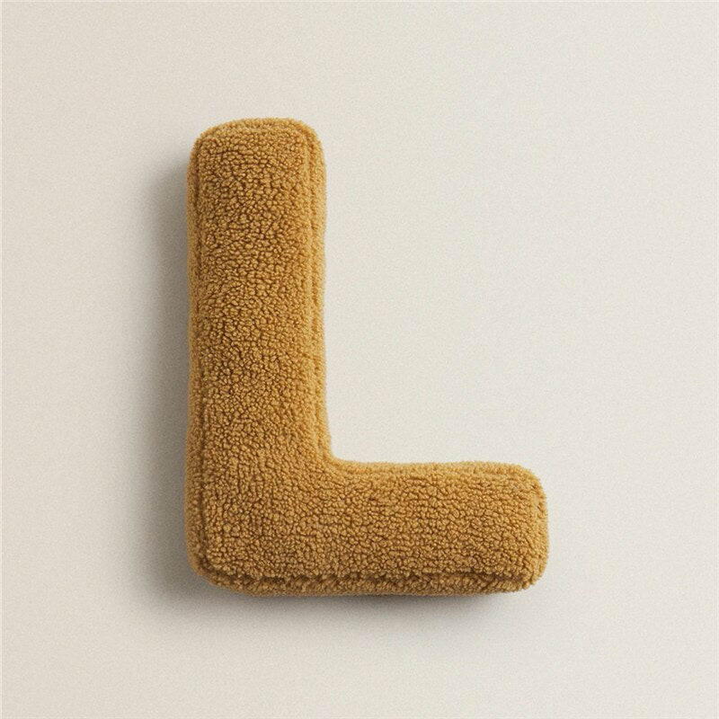 PlushLetter Pillow - Soft Letter Pillow for Bedroom and Children&