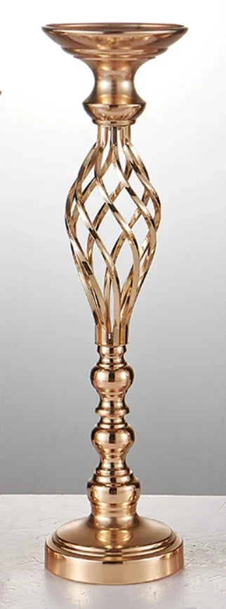 Elegant Candle Holder Set with Metal Stand