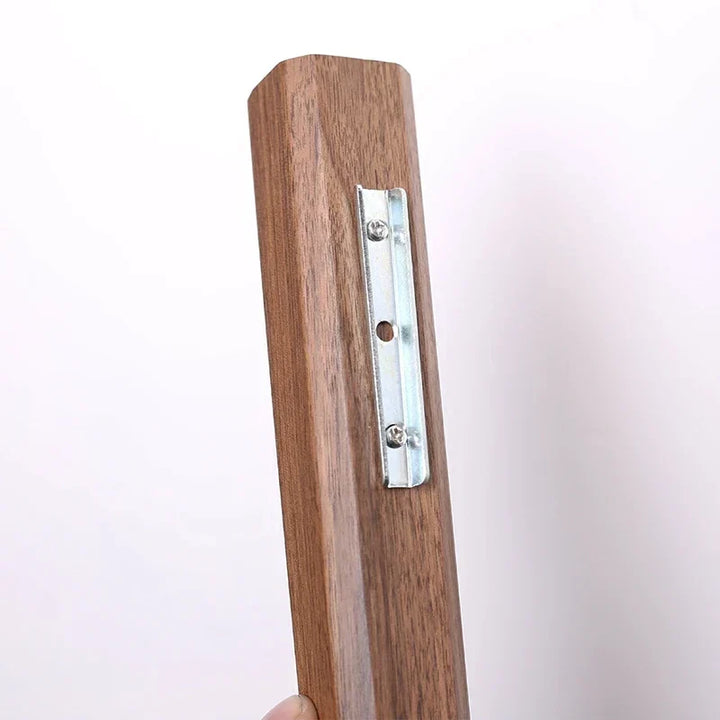 Handcrafted Solid Wood Wall Vase
