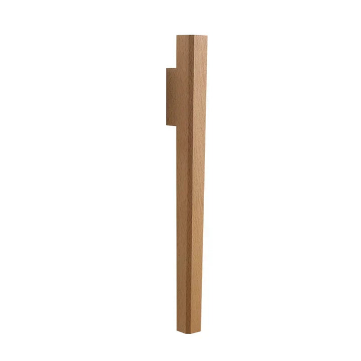 Handcrafted Solid Wood Wall Vase