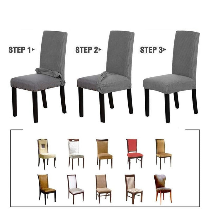 Chair Covers - Coverly - Stretchable - Elegant (2 pieces)