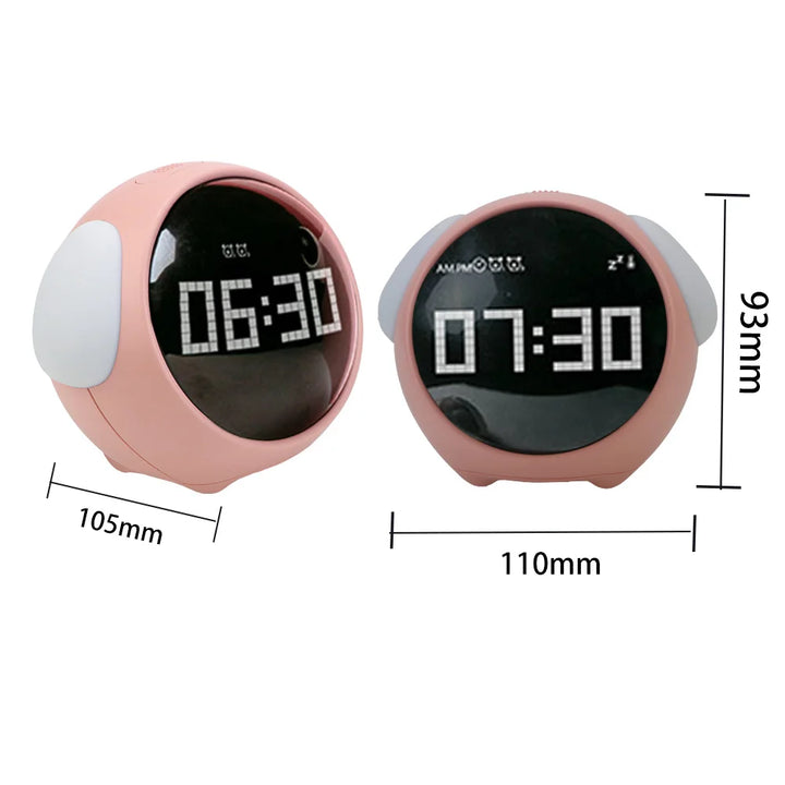 Cute Expression Night Light Alarm Clock |