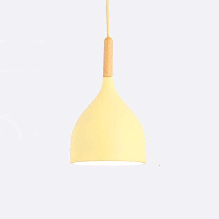 Talon - Modern Drop-Shaped Wooden Pendant Light Scandinavian Ceiling Light